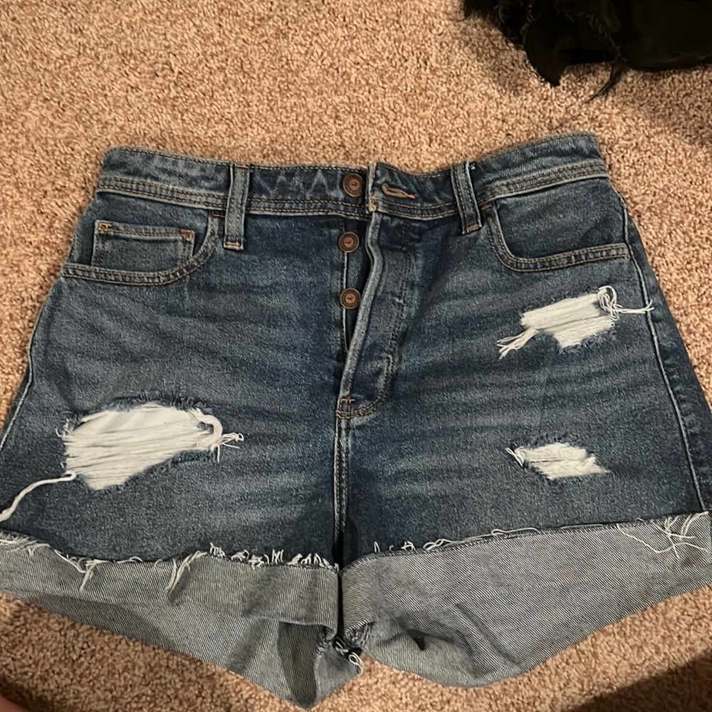 denim shorts